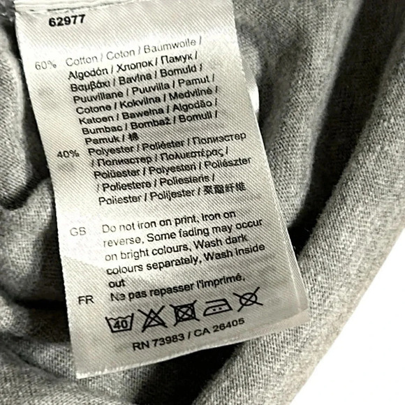 Helly Hansen top, mountain logo,light grey,long sleeve tee shirt,women large EC - Picture 10 of 12